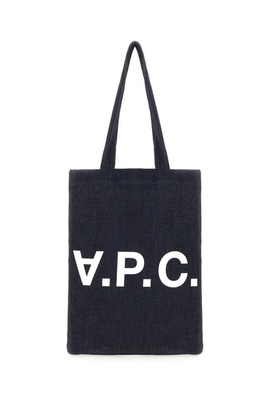 25FW 아페쎄 로르 로고 프린트 데님 토트백 COHIZ M61445 IAI INDIGO DOM