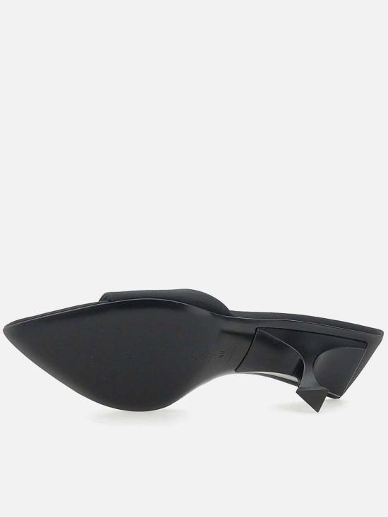 25SS 디 아티코 뮬/슬리퍼 248WSH00838VVV015AA100 Black - THE ATTICO