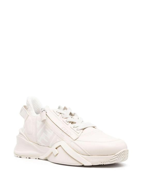 25SS 펜디 플로우 레더 로우탑 스니커즈 8E8035AJZHF1HGQ White - FENDI