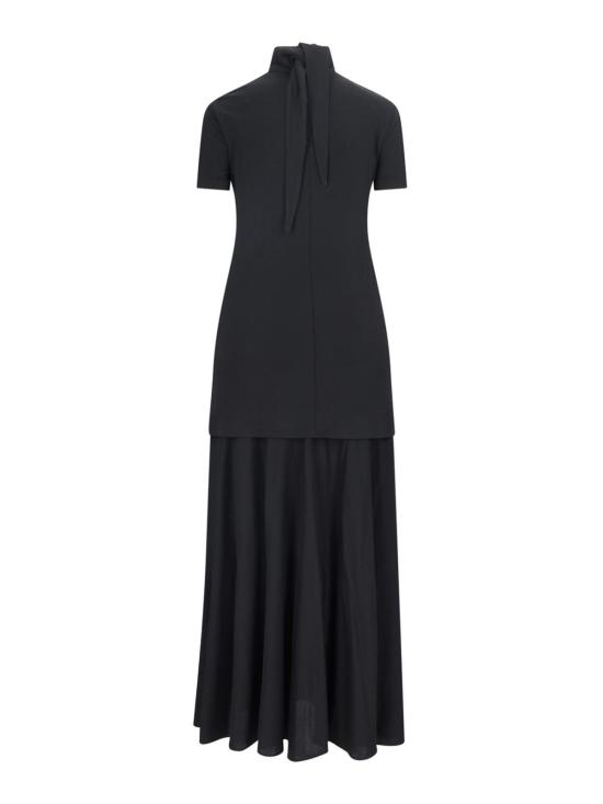 25FW 질샌더 롱 스커트 J04CT0111J65016001 Black - JIL SANDER