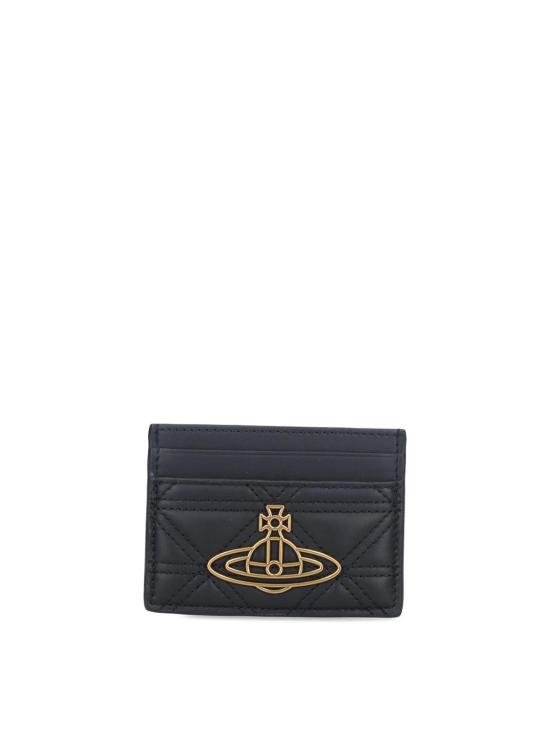  비비안웨스트우드 ORB 로고 나파 레도 카드 홀더 54030007WL006UN403 Black