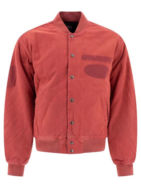25FW 스투시 봄버 자켓 1158200601 RED