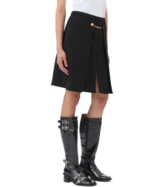 25SS 가니 숏 스커트 W0184 099 34 Black - GANNI