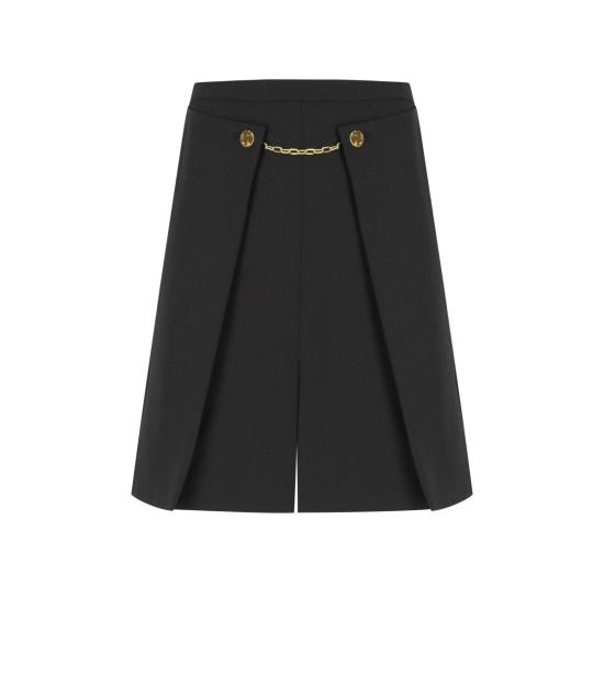 25SS 가니 숏 스커트 W0184 099 34 Black