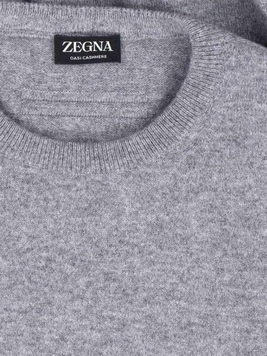  에르메네질도제냐 스웨터 RE8K10110K95 Grey - ERMENEGILDO ZEGNA