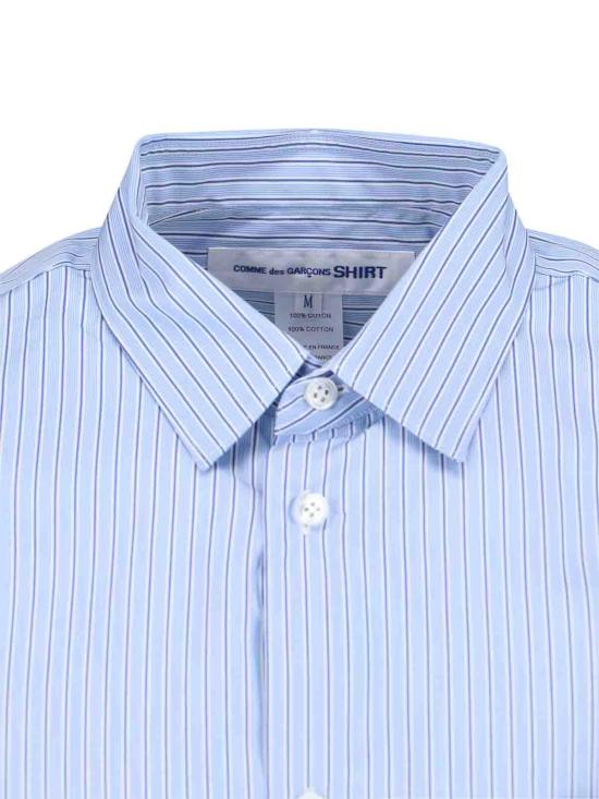  꼼데가르송 긴팔 셔츠 FZB125PER122 Blue - COMME DES GARCONS