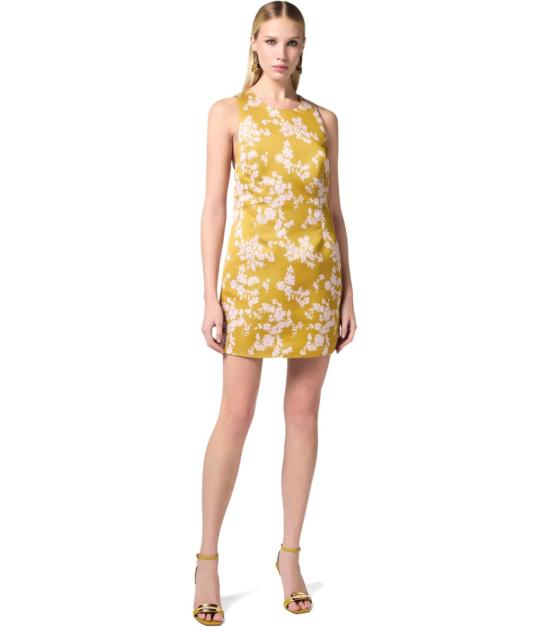 25SS 엘리자베타프랜치 숏 원피스 AB75951E2 DJ4 38 Yellow - ELISABETTA FRANCHI