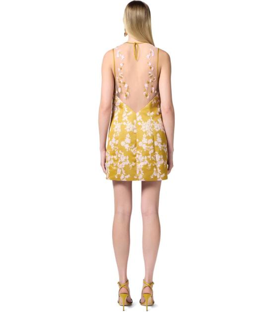 25SS 엘리자베타프랜치 숏 원피스 AB75951E2 DJ4 38 Yellow - ELISABETTA FRANCHI