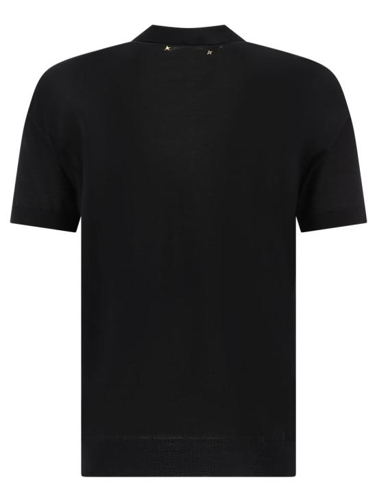 25FW 골든구스 반팔 셔츠 GMP01412P00104190100 Black - GOLDEN GOOSE