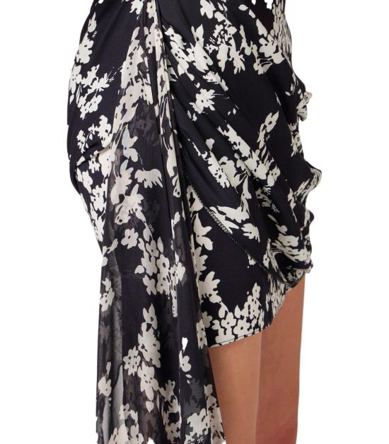 25SS 엘리자베타프랜치 숏 스커트 GOS9551E2 685 38 Black - ELISABETTA FRANCHI