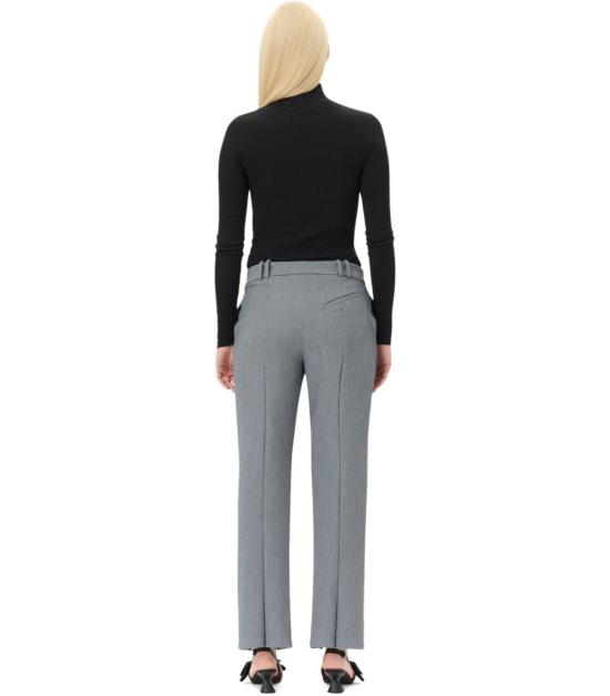 25SS 가니 스트레이트 팬츠 W0110 252 36 Grey - GANNI