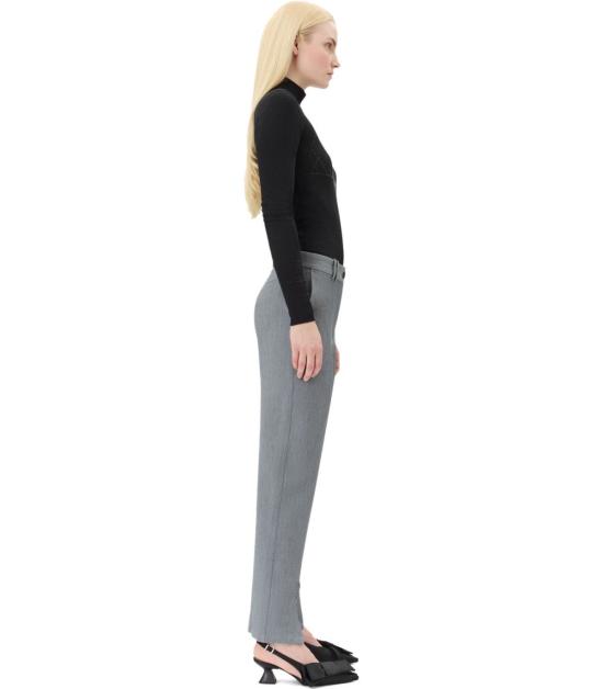 25SS 가니 스트레이트 팬츠 W0110 252 36 Grey - GANNI