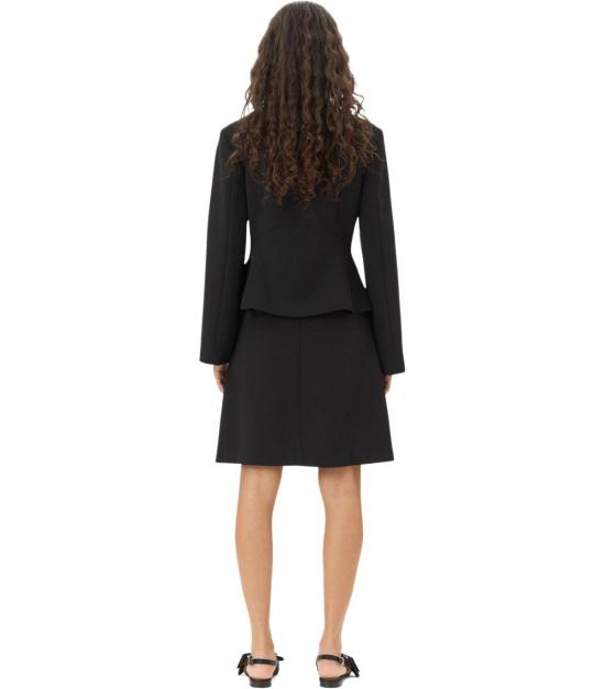 25SS 가니 자켓 W0057 099 34 Black - GANNI