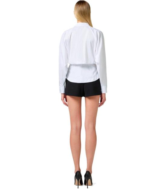 25SS 엘리자베타프랜치 셔츠 CA04851E2 100 40 White - ELISABETTA FRANCHI