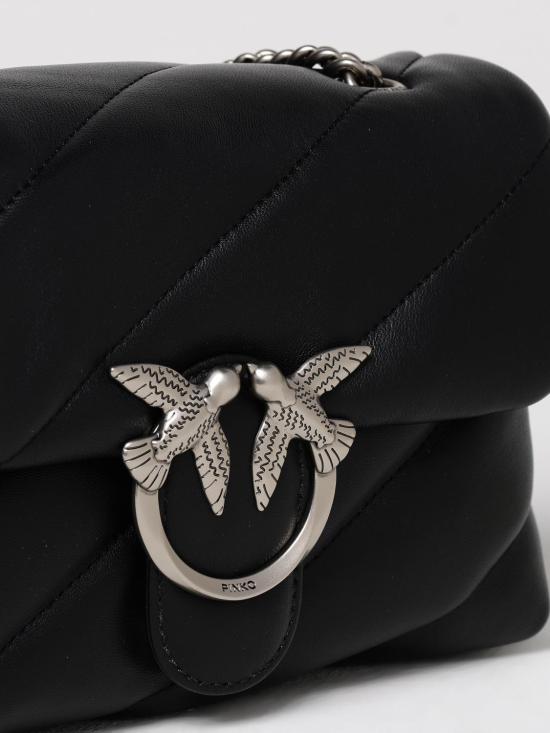 25FW 핑코 토트백 100039A0F2 Z99O Black 1 - PINKO