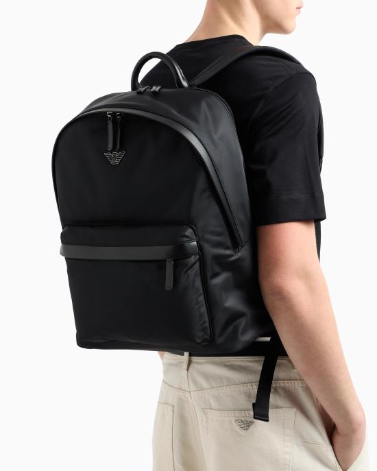 25FW 엠포리오 아르마니 백팩 EM001795 AF13454 UC001 Black - EMPORIO ARMANI