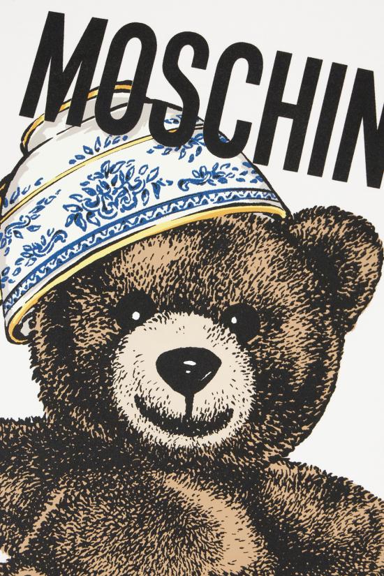 25FW 모스키노 반팔 티셔츠 07245541 1001 FANTASIA BIANCO - MOSCHINO