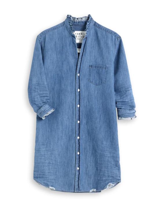  프랭크 앤 에일린 롱 원피스 프랭크 & 아일린 러플 메리 클래식 셔츠드레스 - FRANK & EILEEN