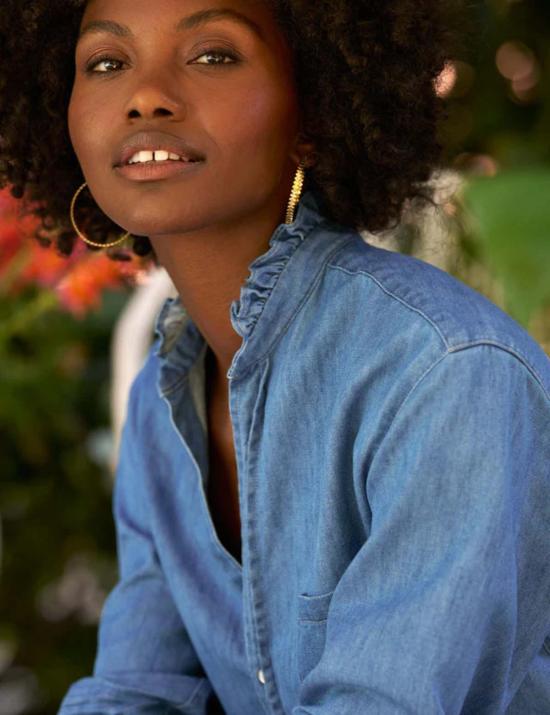  프랭크 앤 에일린 롱 원피스 프랭크 & 아일린 러플 메리 클래식 셔츠드레스 - FRANK & EILEEN