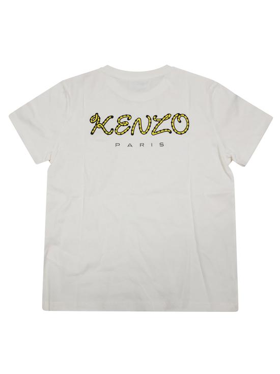 25FW [키즈] 겐조 티셔츠 K61506 BIANCO SPORCO - KENZO