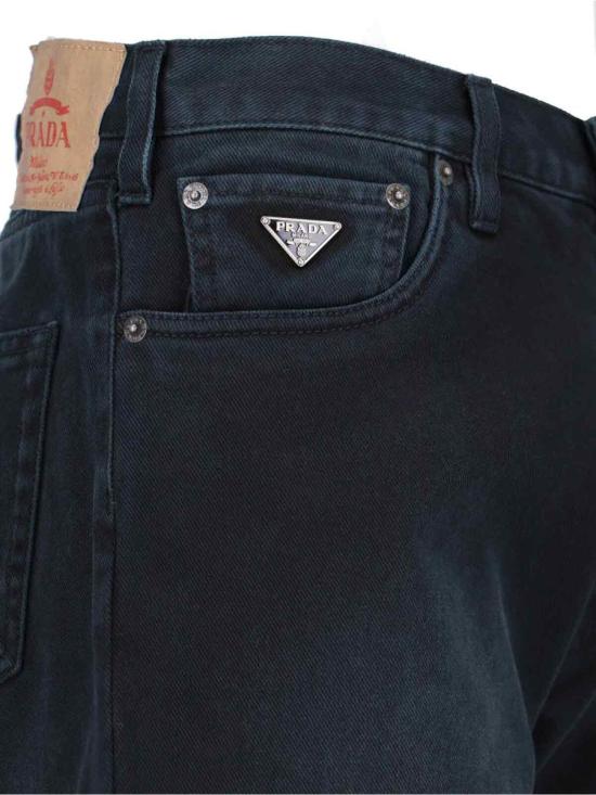25SS 프라다 데님 팬츠 GEP358 AAO 148JF0557 Black - PRADA