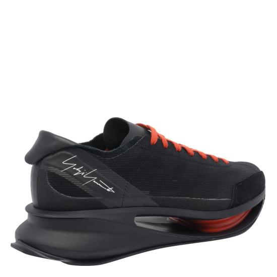 25FW 아디다스 Y3 스니커즈 JR4187BLACK ORANGE Black - ADIDAS Y3