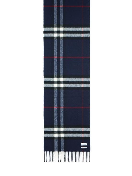 26FW 버버리 체크 캐시미어 머플러 8112641A1249 Navy