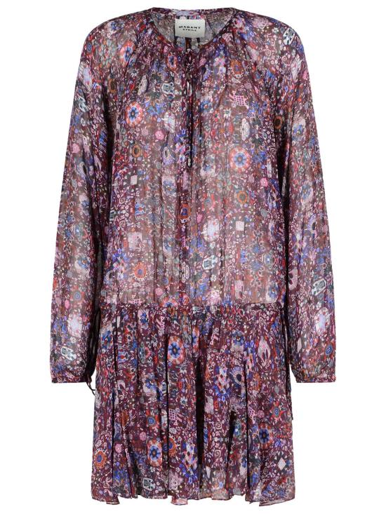 25FW 이자벨마랑에뚜왈 숏 원피스 RO0799FA C3J01E86PM Violet