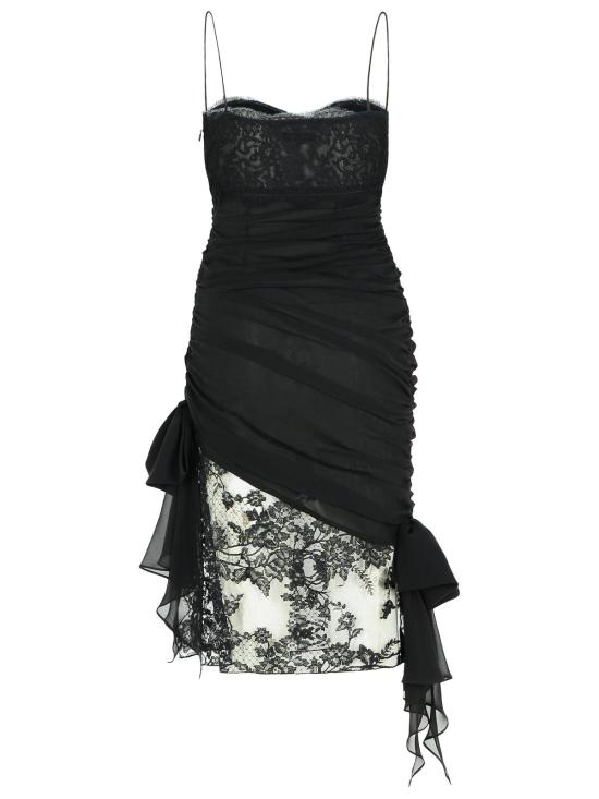 25FW 알레산드라리치 미디 원피스 FABX4123 F28900900 Black - ALESSANDRA RICH