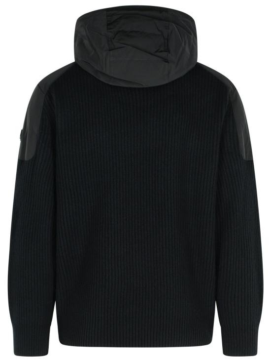 25FW 무스너클 긴팔 티셔츠 M35MK662292 Black - MOOSE KNUCKLES