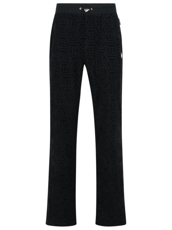 25FW 필립 플레인 트레이닝/조거 팬츠 FAEC MJT 2658 PTE021N02 Black