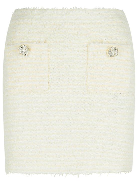 25FW 셀프 포트레이트 숏 스커트 AW25 028SK CCREAM Cream