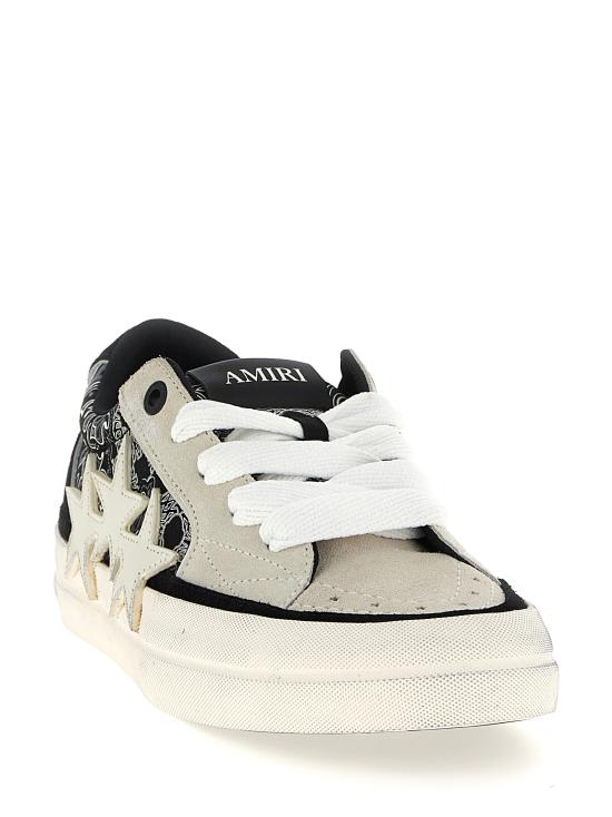 25FW 아미리 스니커즈 AMFOSR1167BLACK White Black - AMIRI