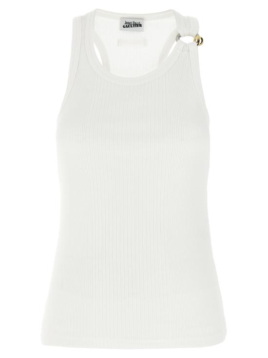 25FW 장 폴 고티에 민소매 티셔츠 2503WTO375J01401 White