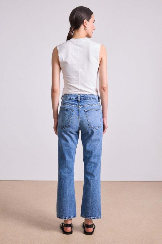  어피스 어파트 데님 팬츠 어피스 아파트 르네 킥 플레어 장 에르모사 - APIECE APART