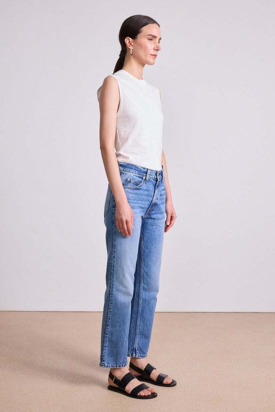  어피스 어파트 데님 팬츠 어피스 아파트 르네 킥 플레어 장 에르모사 - APIECE APART