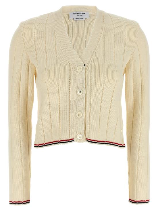 25FW 톰브라운 가디건 FKC663AY1024100 White