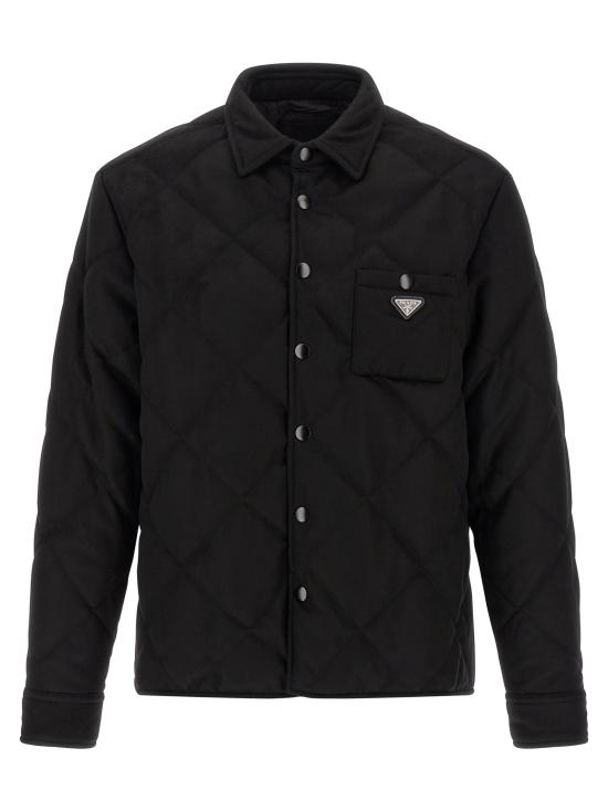 25FW 프라다 긴팔 셔츠 SC826MSOOO17XTF0002 Black