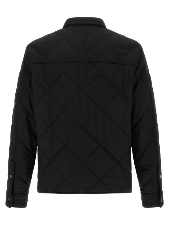 25FW 프라다 긴팔 셔츠 SC826MSOOO17XTF0002 Black - PRADA