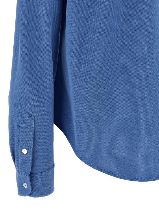 25FW 미우미우 블라우스 MK1980SOOO14RWF0237 Light Blue - MIU MIU