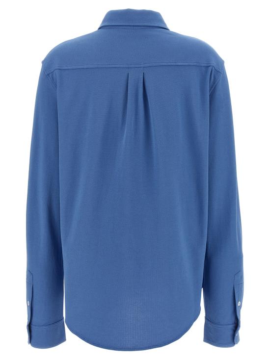 25FW 미우미우 블라우스 MK1980SOOO14RWF0237 Light Blue - MIU MIU