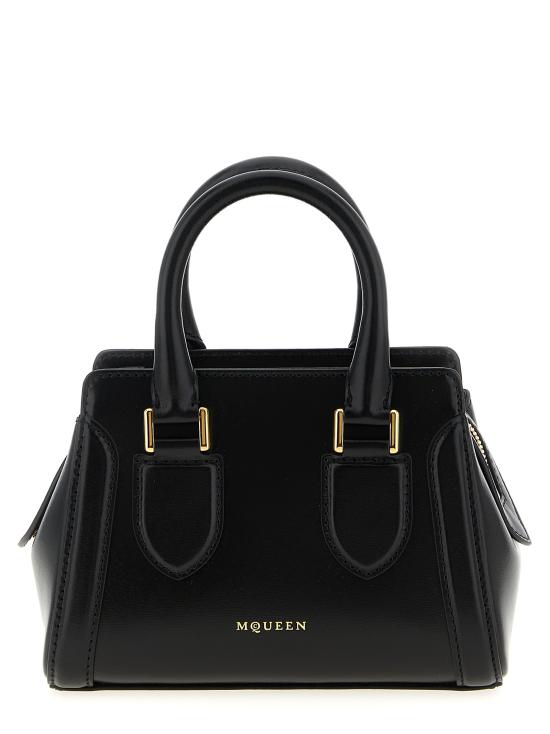 25FW 알렉산더 맥퀸 토트백 8271201MAAC1000 Black
