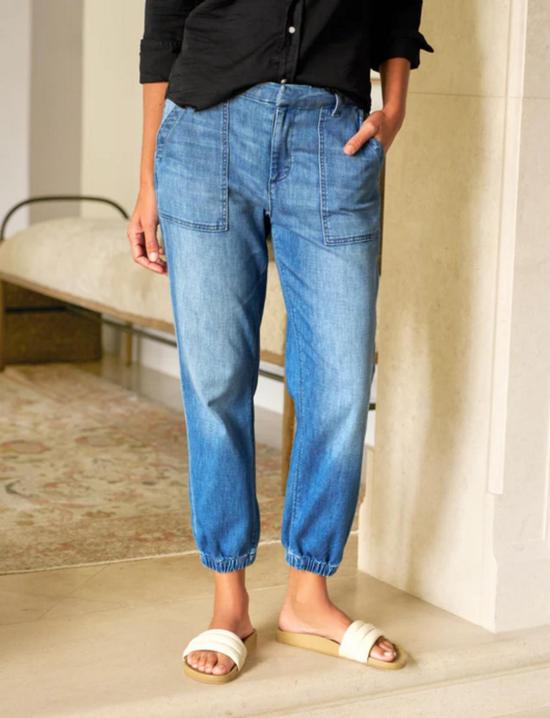  프랭크 앤 에일린 데님 팬츠 프랭크 & 아일린 제임슨 데님 조거 1968