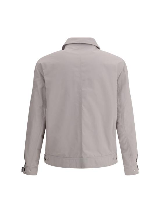 25FW 브루넬로 쿠치넬리 테크노 사틴 봄버 자켓 MV4076555 CYN80 WHITE - BRUNELLO CUCINELLI