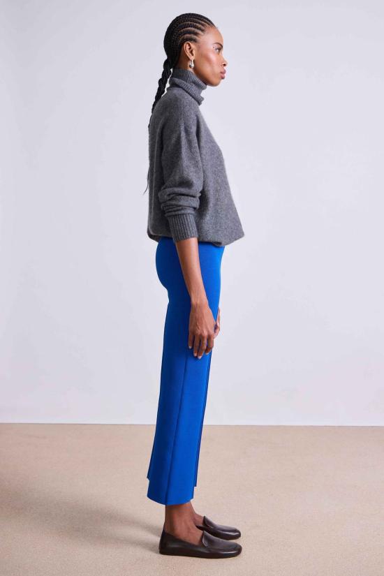  어피스 어파트 스트레이트 팬츠 어피스 아파트 르네 풀온  코발트 블루 - APIECE APART