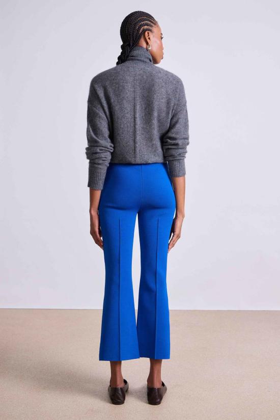  어피스 어파트 스트레이트 팬츠 어피스 아파트 르네 풀온  코발트 블루 - APIECE APART