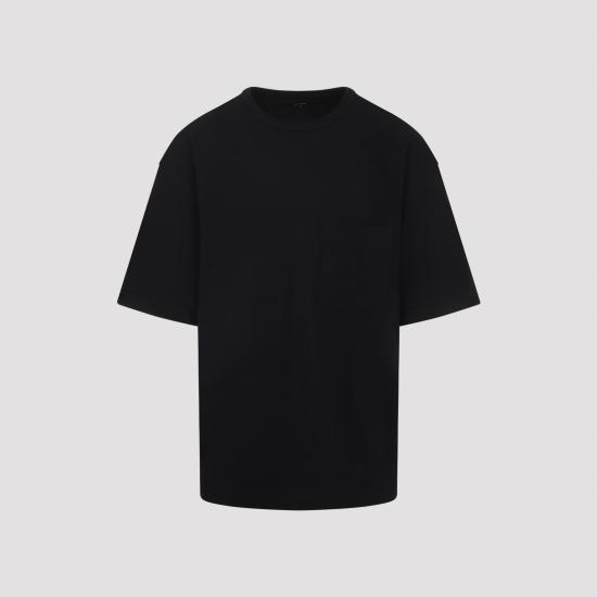 25FW 르메르 반팔 티셔츠 TO1382 LJ1022 BK999 BLACK - LEMAIRE