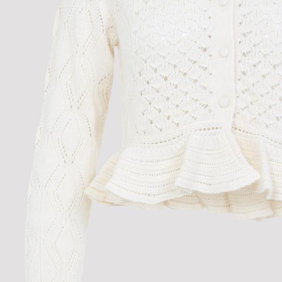 25FW 끌로에 가디건 CH25AMC01590 107 ICONIC MILK WHITE - CHLOE