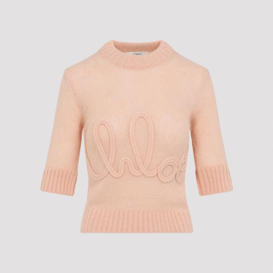 25FW 끌로에 스웨터 CH25UMP26740 81L PEACH ORANGE YELLOW ORANGE - CHLOE