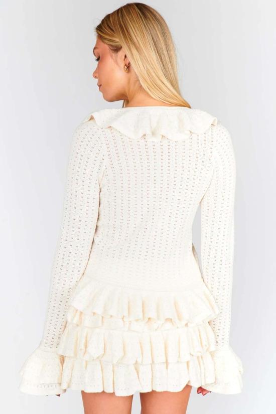  Mumu 숏 스커트 Marley Skort 크림 포인텔 니트 - OTHER BRANDS